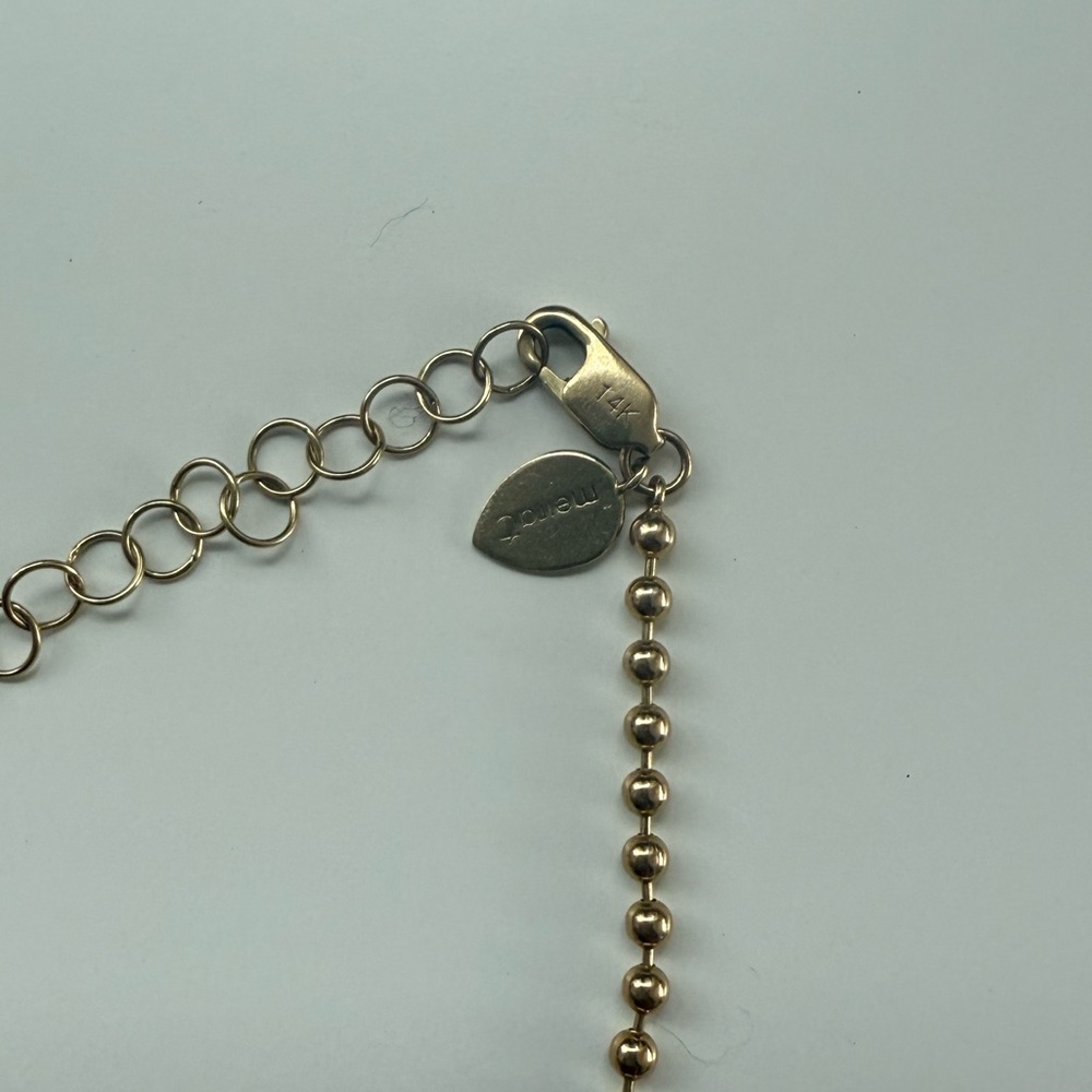 Meira T 14k yellow gold diamond & sapphire evil eye bracelet - Picture 8 of 8